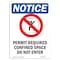 Signmission OSHA Sign, Permit Required With, 18in X 12in Aluminum, 12" W, 18" H, Portrait, OS-NS-A-1218-V-16336 OS-NS-A-1218-V-16336 - alternate 1